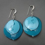 Blue earrings